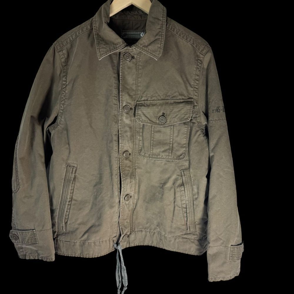 Gap 1969 Alpine Standard Issue Army Green Military‎ Style Utility Jacket Sz M